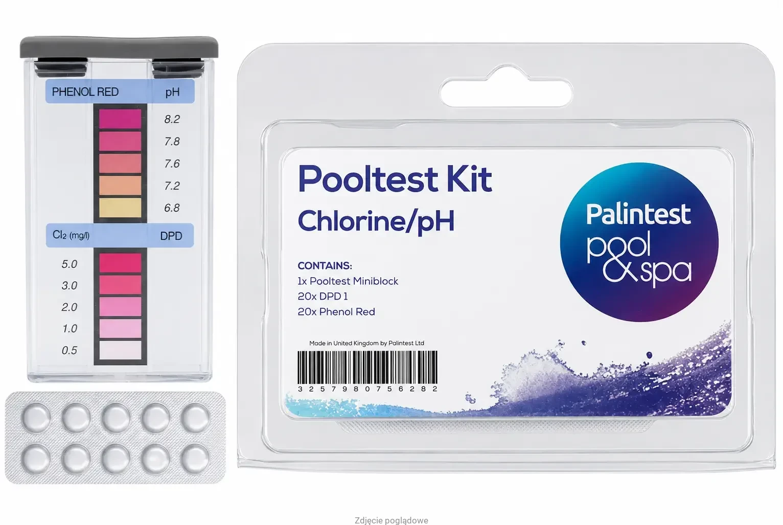HTH Minitester Cl/pH do pomiaru chloru i pH wody basenowej
